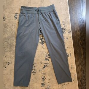 FreeFly Women's Breeze Cropped Pant, Pacific Blue, Large, NWT